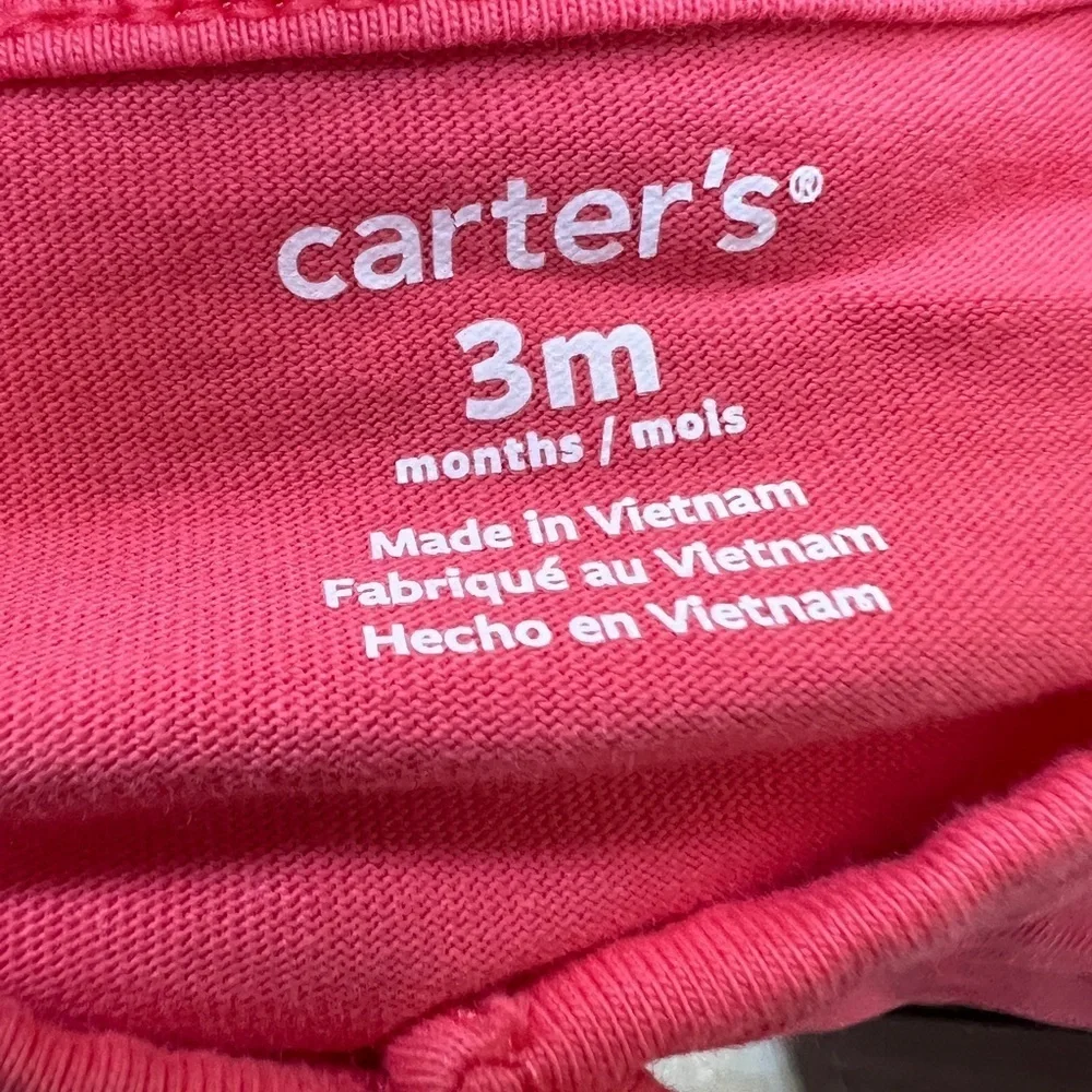 NWOT Carter’s 3M Red/Orange Cropped Long Sleeve Girls Sweater